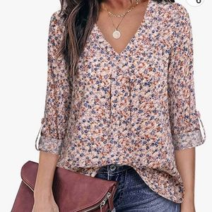Womens flowered shirt